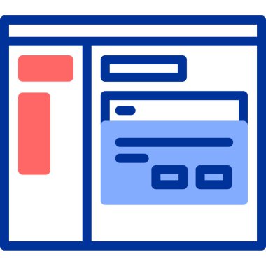 tarayıcı web sayfası vektör simgesi