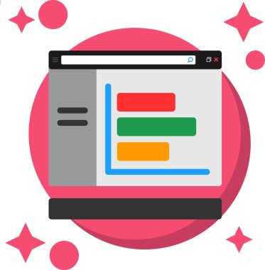 seo tasarımı. Web illüstrasyonu