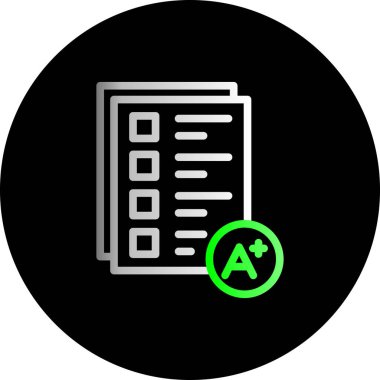 Belge simgesinin vektör illüstrasyonu