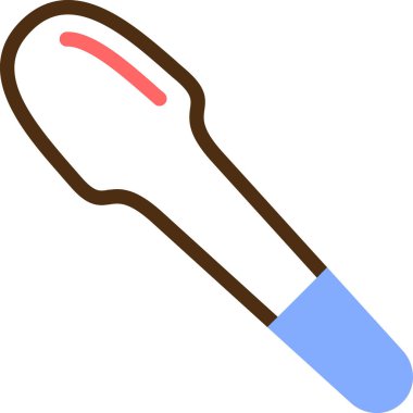 Dondurma. Web simgesi vektör illüstrasyonu