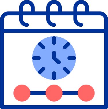 Takvim. Web simgesi basit illüstrasyon