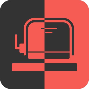 Yazıcı simgesi vektör illüstrasyonu