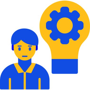 iş adamı fikir simgesi - taslak biçimi