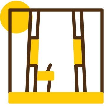 İnşaat vinç vektör illüstrasyon