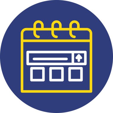 seo modern simgesinin vektör illüstrasyonu