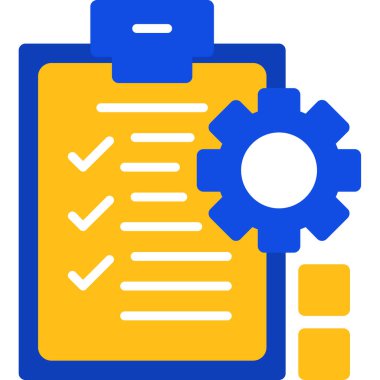 Belge. Web simgesi basit illüstrasyon