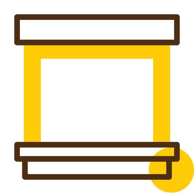 Modern eğitim ikonunun vektör illüstrasyonu