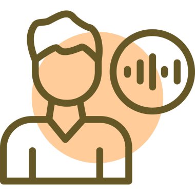 İnsanların vektör illüstrasyon simgesi