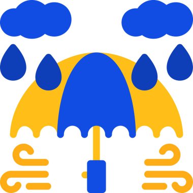 yağmur hava durumu simgesi