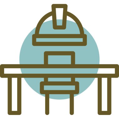 Modern yapı simgesinin vektör illüstrasyonu