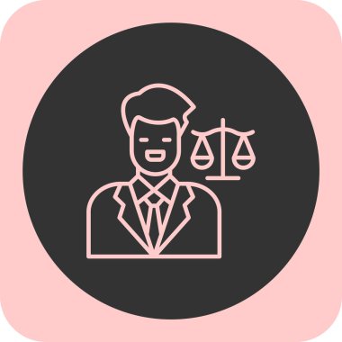 Adalet ve hukuk simgesi.