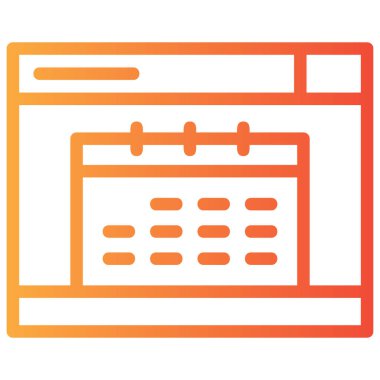 Web düzeni düz vektör deseni