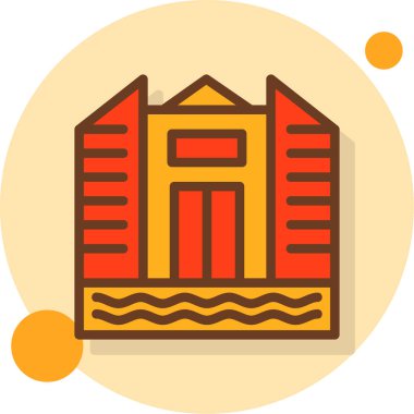 Depo simgesi, vektör illüstrasyonu