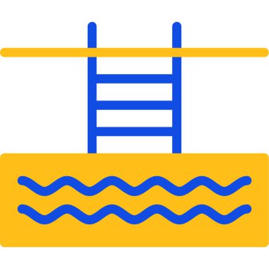 Köprü simgesi vektör illüstrasyonu