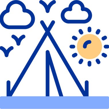 Hava durumu simgesi, vektör illüstrasyonu