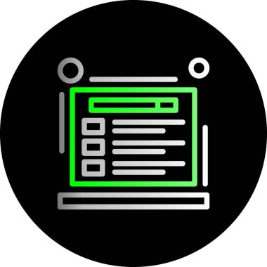 seo modern simgesinin vektör illüstrasyonu