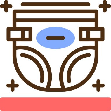 Maske. Web simgesi basit illüstrasyon