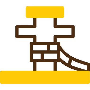 bariyer simgesi vektör illüstrasyonu