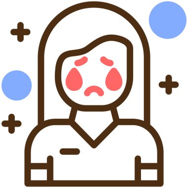 avatar. Web simgesi basit illüstrasyon