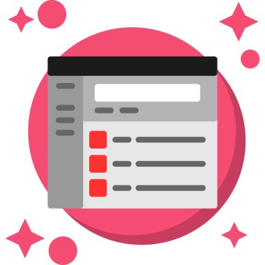 seo modern simgesinin vektör illüstrasyonu