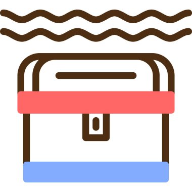 Beyaz arkaplanda izole edilmiş sırt çantası simgesi ve vektör illüstrasyonu