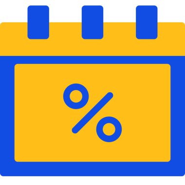 indirimli satış teklif simgesi - taslak biçimi