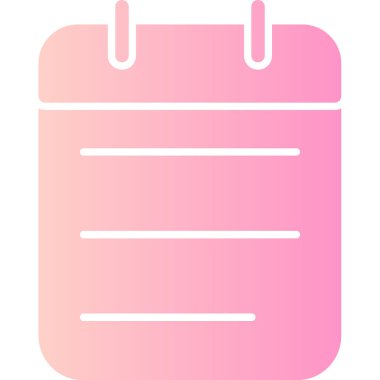 Takvim. Web simgesi basit illüstrasyon