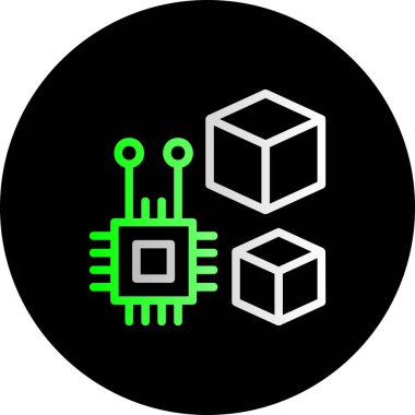 seo modern simgesinin vektör illüstrasyonu