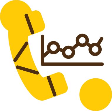 Telefon simgesi vektör illüstrasyonu