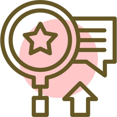 seo modern simgesinin vektör illüstrasyonu