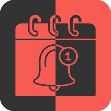 Çan simgesi, vektör çizimi