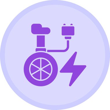 elektrik dolgu ikonu vektör illüstrasyonu