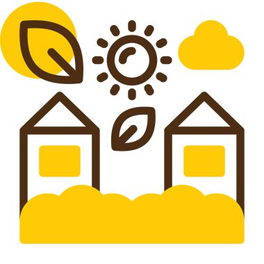 Güneş Simgesi Vektör illüstrasyonu