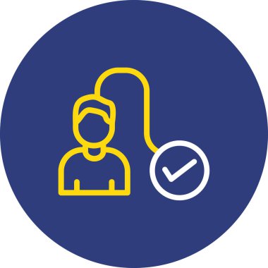 Dizüstü bilgisayarı olan bir kadının vektör çizimi