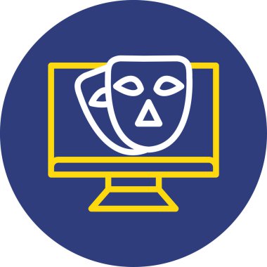 vektör izleyici simgesi illüstrasyonu