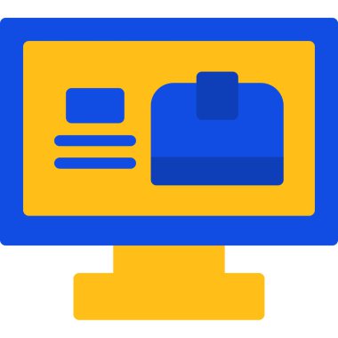 Elektronik aygıtlar kategorisinde dizüstü bilgisayar aygıtı simgesi