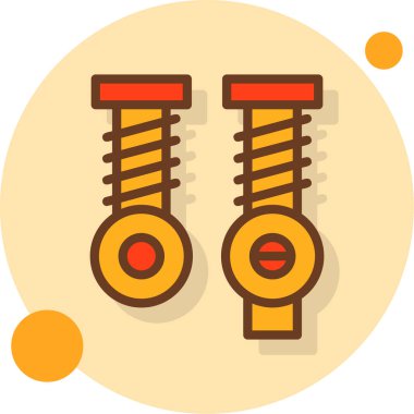 Bir borunun vektör illüstrasyonu