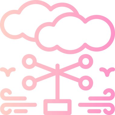 Bulut simgesi tasarım vektörü