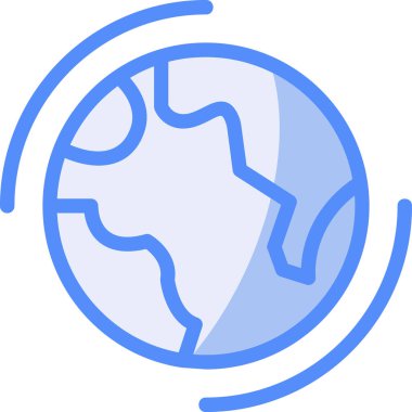 Küre. Web simgesi basit illüstrasyon