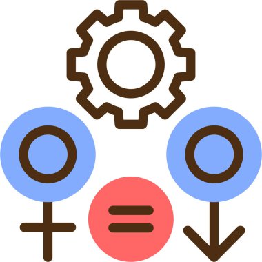 Teçhizat Web simgesi basit illüstrasyon