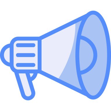 megafon ikon vektör illüstrasyon tasarımı