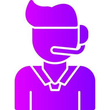 kadın simge vektör illüstrasyonu