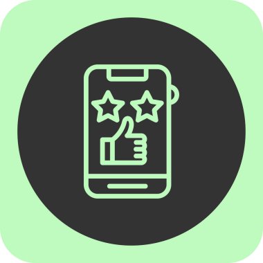 derecelendirme yıldız simgesi, basit vektör illüstrasyonu