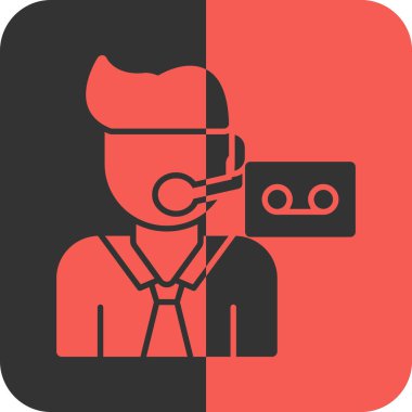 İnsan simgesinin vektör illüstrasyonu