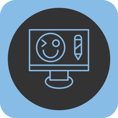 vektör izleyici simgesi illüstrasyonu