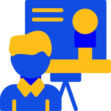 video. Web simgesi basit illüstrasyon