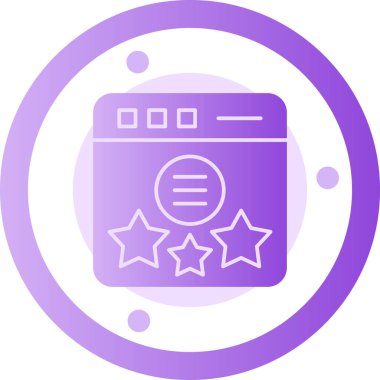 seo modern simgesinin vektör illüstrasyonu