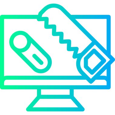 Analiz et. Web simgesi basit tasarım