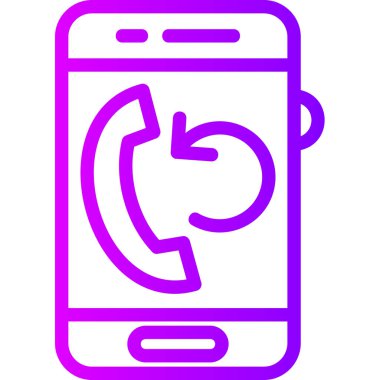 - Telefon. Web simgesi basit tasarım