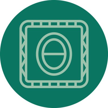 Eşsiz Para Çizgisi Vektörü Simgesi